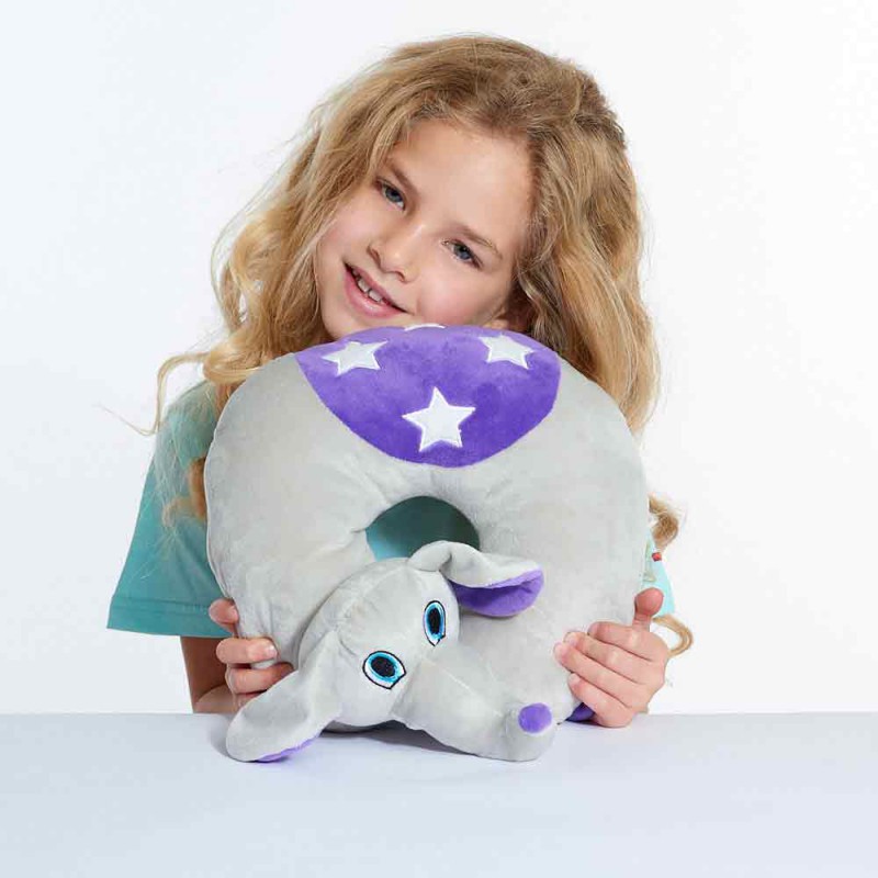 TRAVEL BLUE Flappy the Elephant Neck Pillow 283 (1)