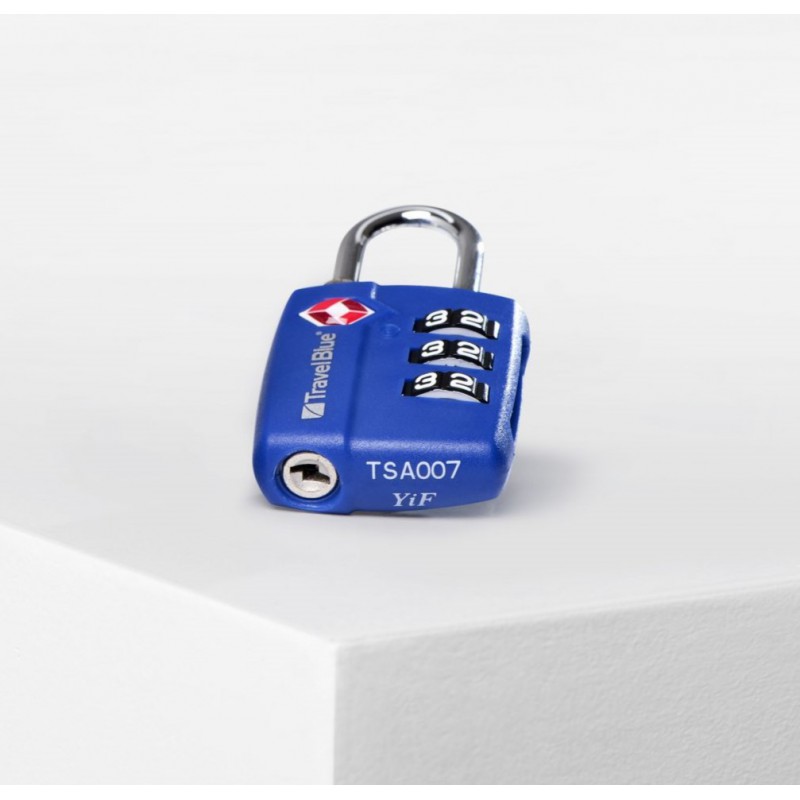 TRAVEL BLUE TSA 3 Dial Comb. Padlock (3col.) 036 (4)