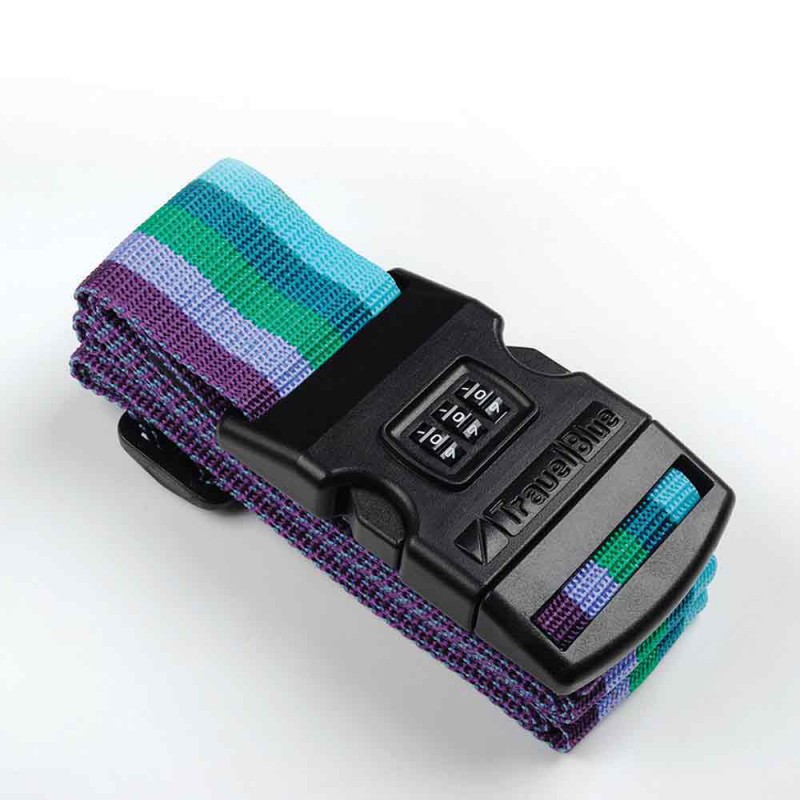 TRAVEL BLUE 3 Dial Comb. Luggage Strap 047 (3)