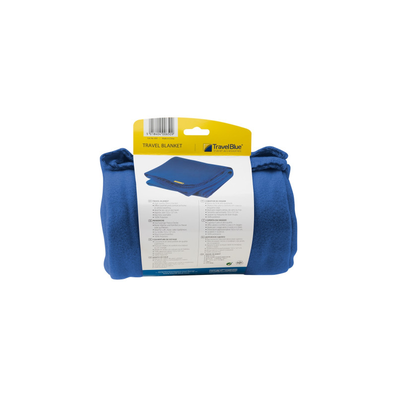 TRAVEL BLUE pārklāts Blanket (2sp.) 650 (1)