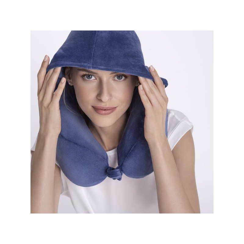 TRAVEL BLUE spilvens Hooded Neck Pillow 216 (1)